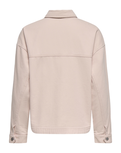 Only - ONLLara Denim Shacket Jakke - Sepia Rose